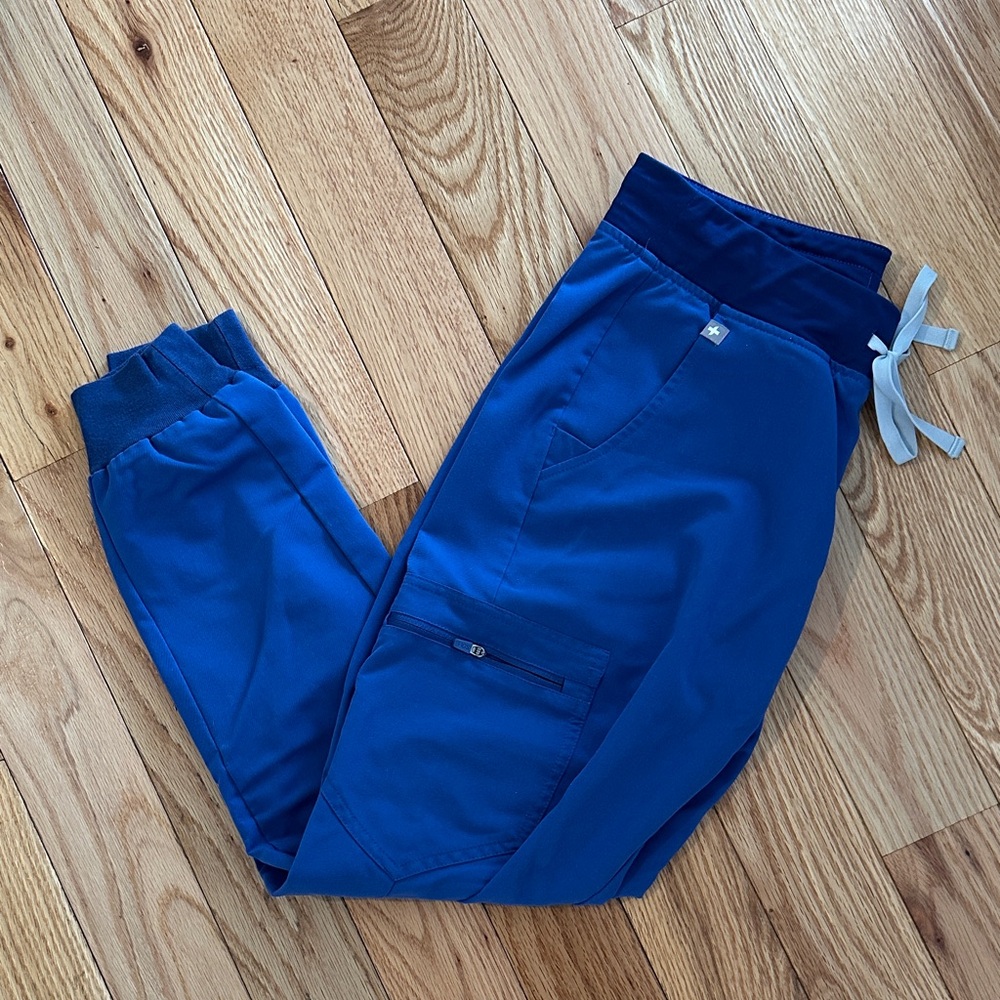 Figs Blue Jogger Scrub Pants